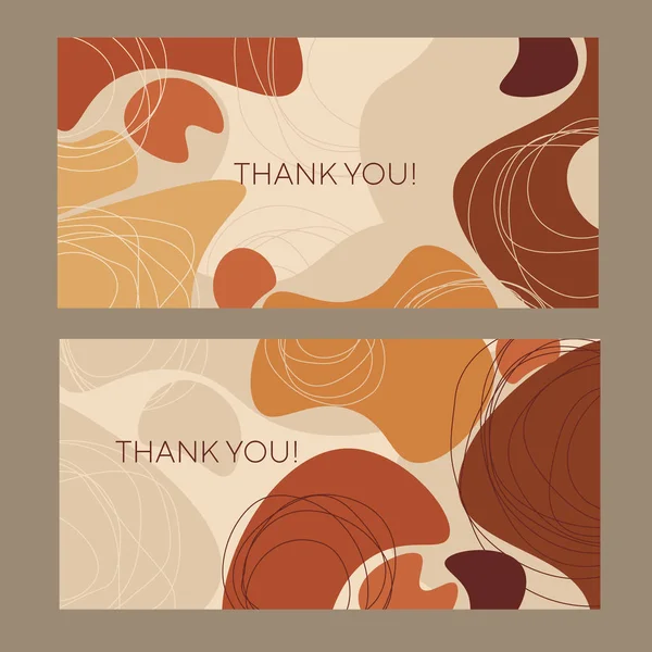 Sonbahar renkleri organik şekiller yatay kompozisyon