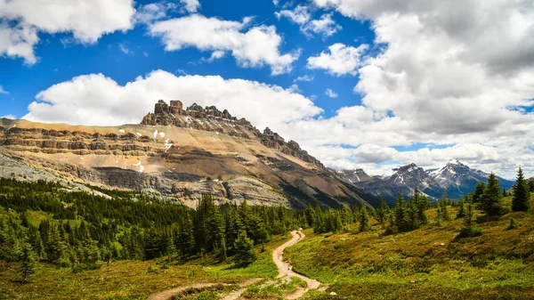 Vista Sulle Montagne Della Vetta Dolomitica Dal Passo Dolomitico Banff — Foto Stock