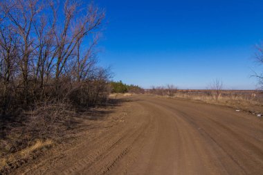 Sabah kış snowless manzara