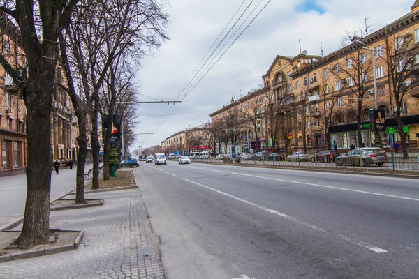 Zaporozhye şehir sokaklarında — Stok fotoğraf