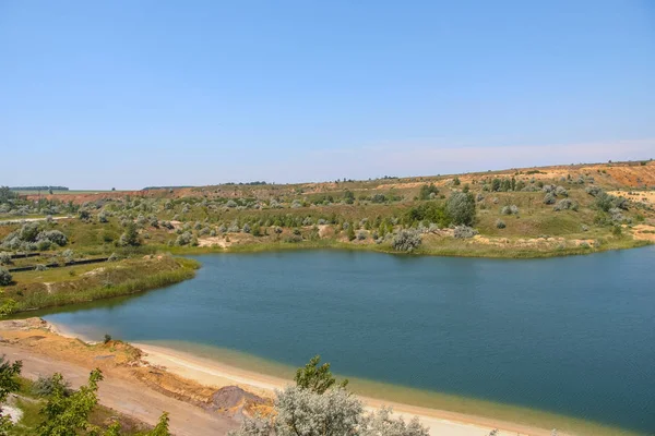 Novoselovskoye depósito de arena de cuarzo — Foto de Stock