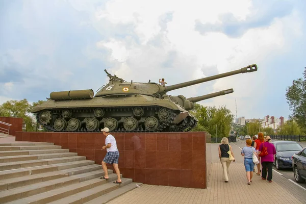 Diorama gewijd aan Prokhorovsky Tank Battle — Stockfoto