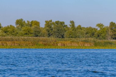 Dinyeper Nehri 'ni sel basıyor.