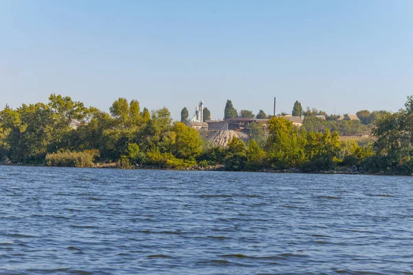 Inundaciones del Dnieper en el río Dnieper — Foto de Stock