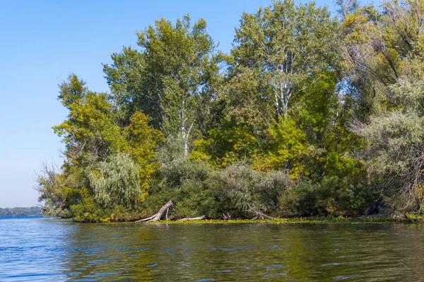 Powodzie w Dnieprze nad Dnieprem — Zdjęcie stockowe