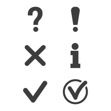 Web Simgeler beyaz arka plan üzerinde ayarlayın. Vektör çizim