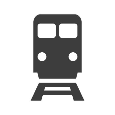 Tren vektör düz simgesi beyaz arka plan üzerinde.