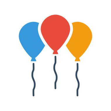 Beyaz arka plan üzerinde renkli balonlar.