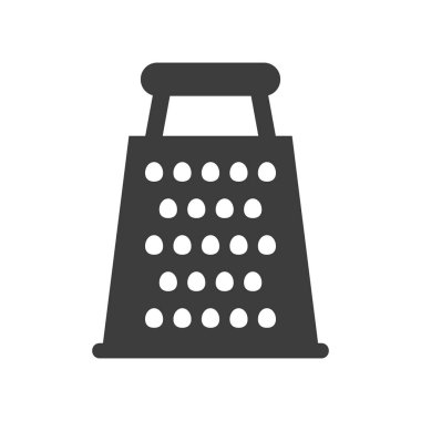 Beyaz arka planda mutfak rendesi simgesi.