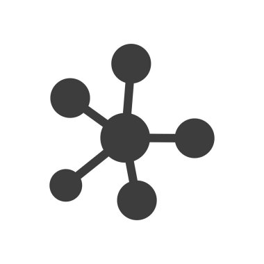 Beyaz arka planda zihin haritası simgesi.