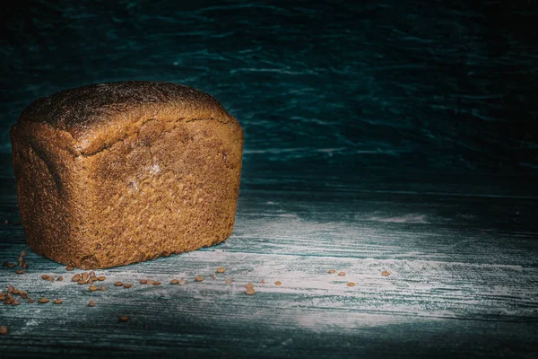 Nybakat Bröd Rustik Stil — Stockfoto