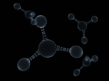 Soyut poligonal molekül yapısı simgesi. Düşük poli biyolojik hücre bağlı. Bağlantı teknolojisi mesh geometrik Dna 3d render. Poligonal bilim teknoloji. Formül parçacık hücre.