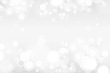 Gümüş ve beyaz bokeh ışıklar defocused. Arka plan. Zarif, parlak, ışık arka plan bulanık. Sihirli Noel arka plan. EPS 10.