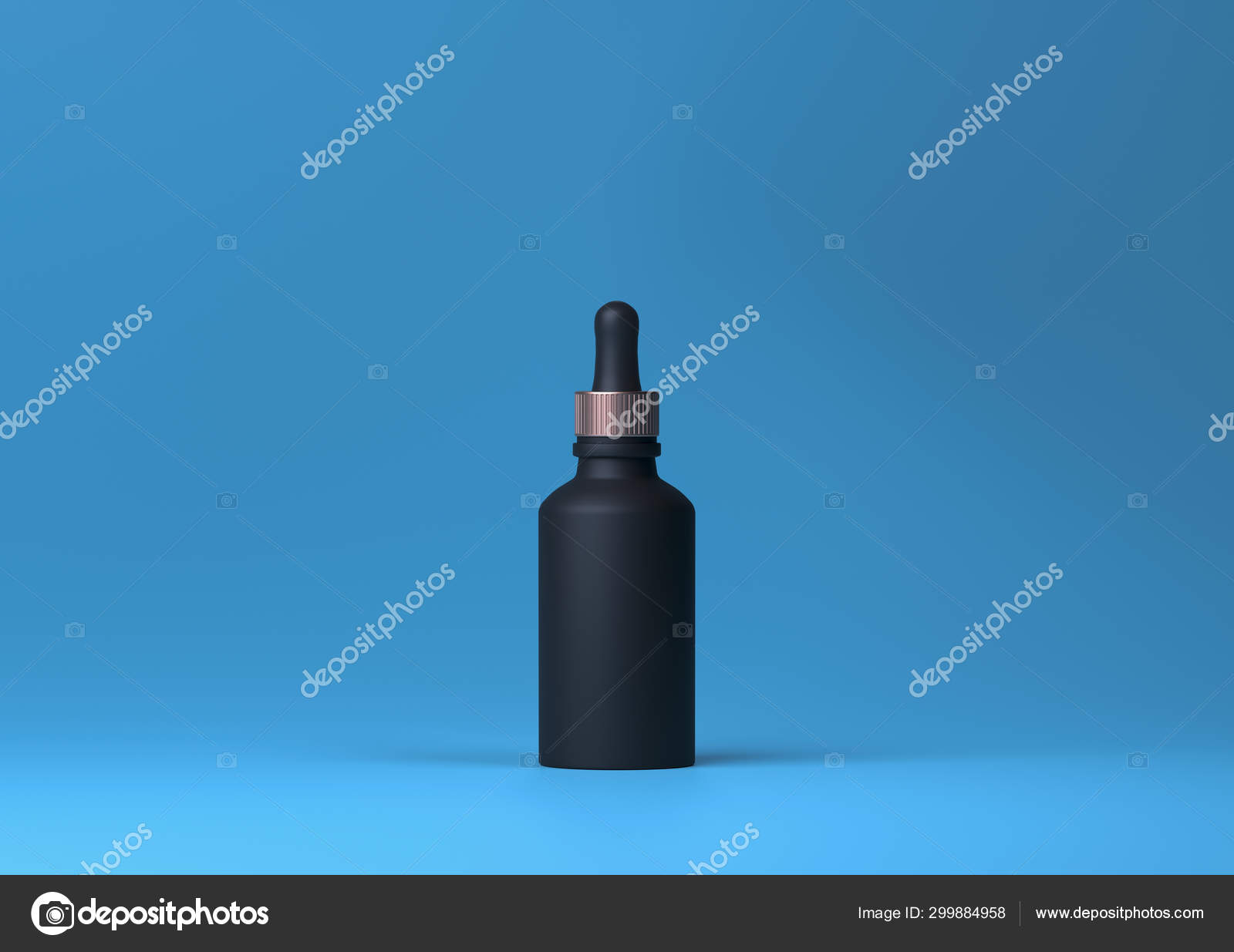 Download Premium Dropper Mock Up Cosmetic 3d Gold And Black Matte Bottle Dropper Tube On Blue Background 3d Illustration For Design Placard Presentation Banners And Cover Stock Photo Image By C Volmon Tut By