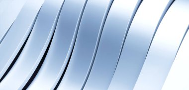 Alüminyum soyut gümüş metal arka plan. Metal tasarımı. Çelik dokusu. Geometrik dalga arka planı. Parlak metal. Fütürist 3d görüntüleme