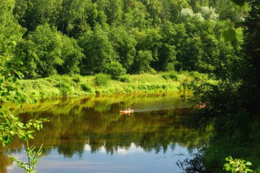 Letonya, Gauja nehrinde kano gezisi
