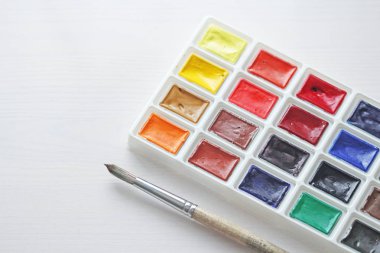 Suluboya, çizim için fırçalar. Hobiler ve yaratıcılık