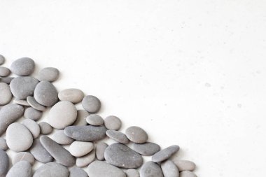 Gri taşlı spa arka planı, gri modern arka plan, kapak, 