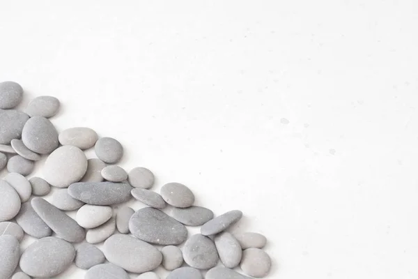 Spa background with grey stones, gray modern background, cover, — Stock Photo, Image