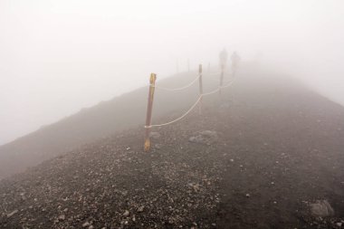 Etna yanardağı. Etna volkan krateri. Siyah Volkanik Dünya,