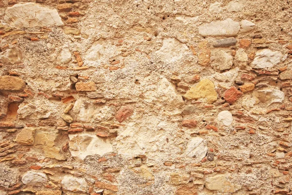 Kahverengi, bej ve gri taşların arka planı. Taş eski duvar — Stok fotoğraf