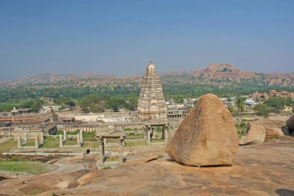 Alter tempel in hampi, indien — Stockfoto