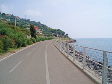 San Remo şehrinde bisiklet yolu, İtalya