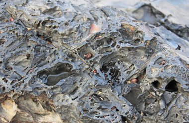 Arka plan taşı. Arka plan için gri, siyah veya gri taş. Beau