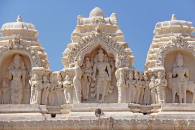 Shiva Virupaksha Tapınağı, Hampi, Karnataka, Hindistan detay. Ston