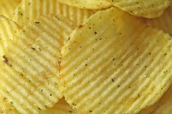 Potatischips. Snackbar. Mat — Stockfoto