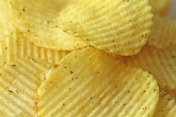 Chips. Snackbar. Voedsel — Stockfoto