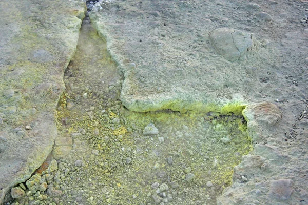 Cráteres de Volcán y Volcán Gray Hydrogen en la Isla Vulcano, Lip —  Fotos de Stock