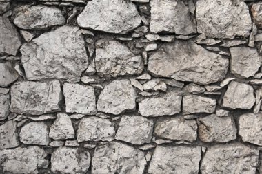Büyük Eski Taşlar'dan bir duvar. Gri ve Bej Taş Backgroun