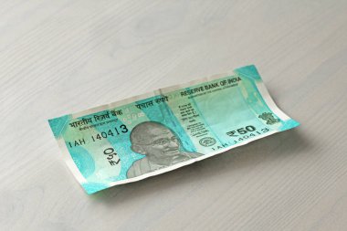 50 rupi ile Hindistan 'ın yeni bir banknot. Hint