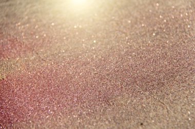 Pembe yumuşak bulanık boke arka plan. Soyut daireler Noel