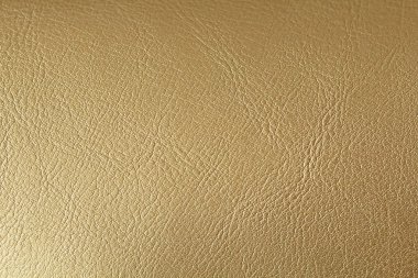 Altın veya bronz doğal deri arka plan. Parlak sarı yaprak gol