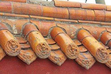 Çatı Fayans Çin. Shaolin Manastırı