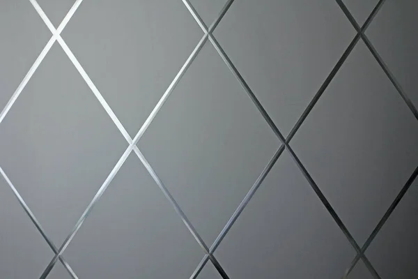 Rhombus background. Gray geometric background of rhombuses and g — Stock Photo, Image