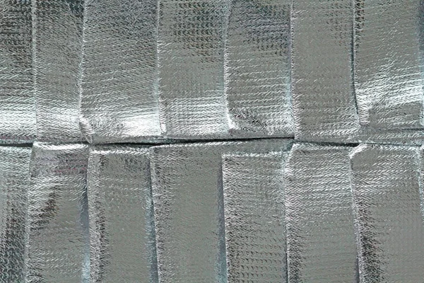 Srebrny metaliczny jasny i błyskotliwy tło z Fotlga. Bea — Zdjęcie stockowe