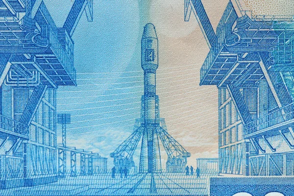 2000 rublů s jednou bankovkami. Nová ruská bankovka v t — Stock fotografie