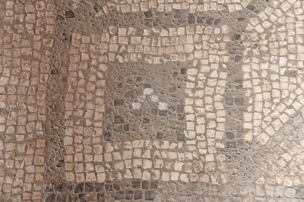 Mosaico velho, fundo do mosaico grego. Mosaico do Museu — Fotografia de Stock