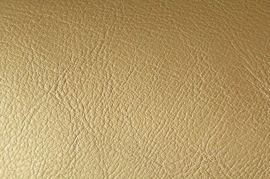 Altın veya bronz doğal deri arka plan. Parlak sarı yaprak gol