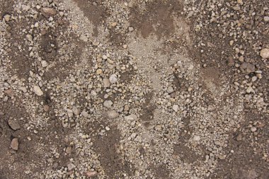 Volkanik Kahverengi Toprak Etna volkan. Sicilya adaları, İtalya.