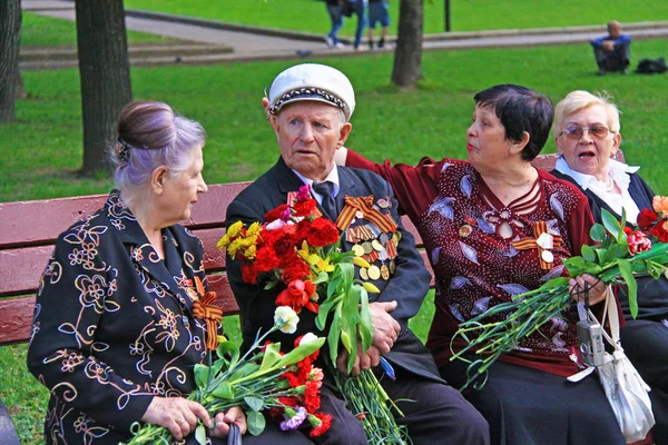 Rosja. Moskwa-9 maja 2009. Dzień zwycięstwa. — Zdjęcie stockowe