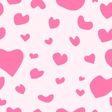  El çizmek pembe kalp vektörünün, kalp, esp10 sorunsuz vektör desen