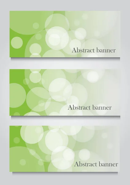 Abstrakte Bunte Bokeh Licht Vektor Banner Hintergrund Esp10 — Stockvektor