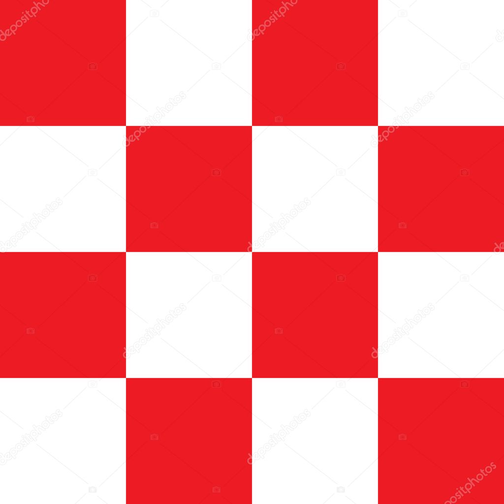 Red, White,     Seamless Pattern ,vector of seamless red and white square checker pattern