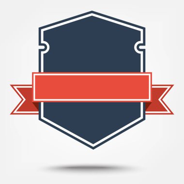 Beyaz arkaplanda kırmızı kurdele