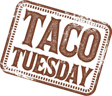 Taco Salı Özel Menü Damgası