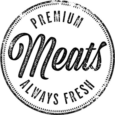 Premium Et Dükkanı Damgası